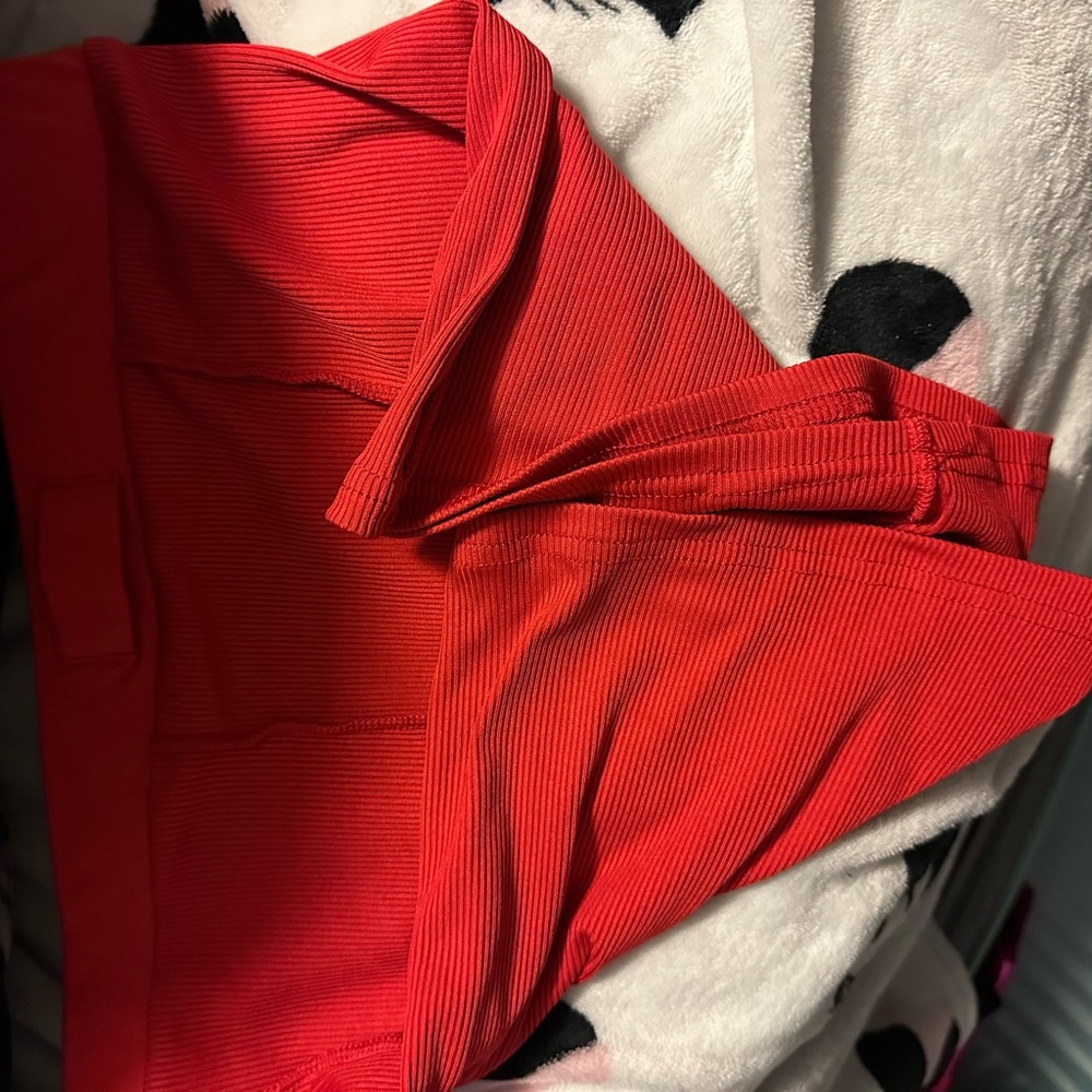 Red Shorts Like Skims